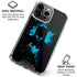 DC Comics Batman Blue Splash character shape iPhone 16 Pro Clear Case